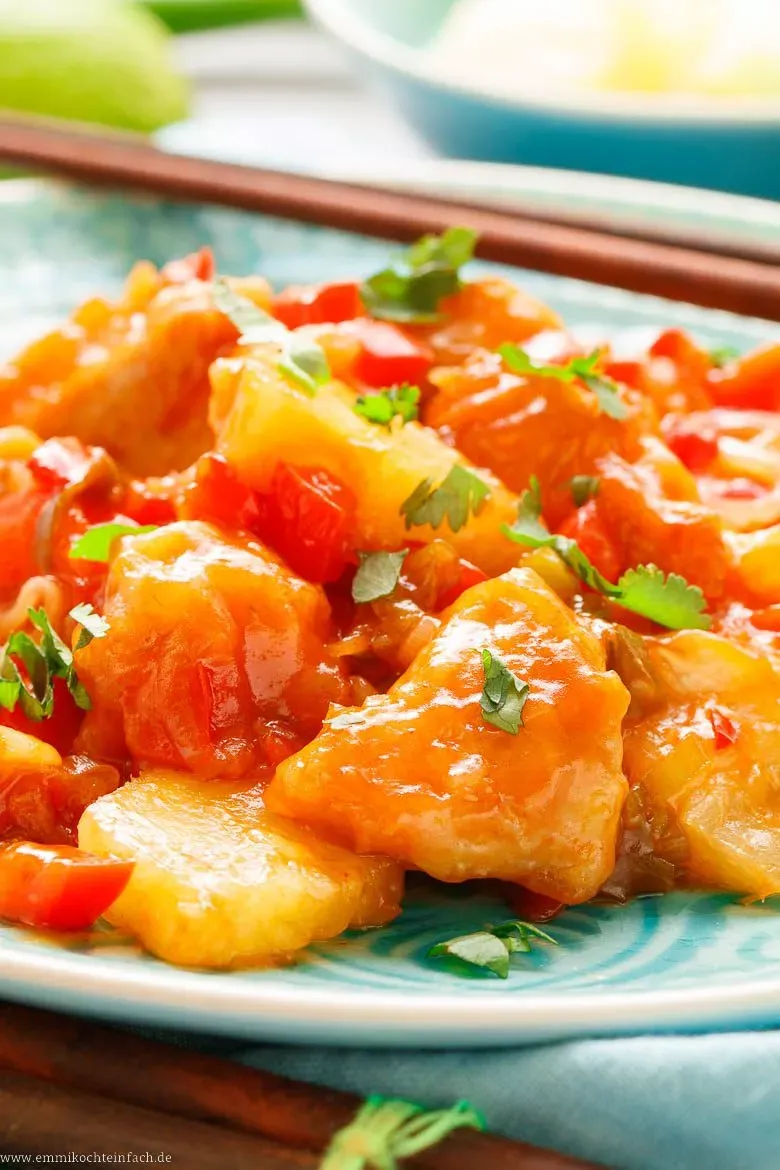 Hähnchen süsssauer - www.emmikochteinfach.de