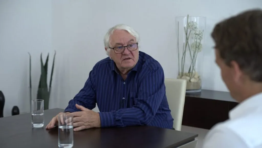 Hasso Plattner spricht zum 50. Geburtstag von SAP