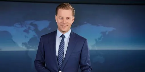 Helge Fuhst, Leiter der ARD-tagesthemen, im Gespräch auf der Bühne