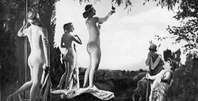 Historisches Bild aus dem Kulturfilm "Wege zu Kraft und Schönheit" von 1926