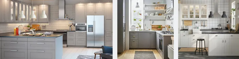 IKEA Küche 3D-Rendering und Modellierungsbeispiele