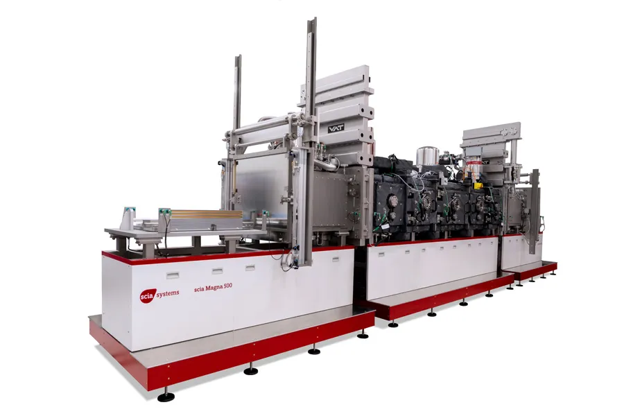 Inline-PVD-System scia Magna Serie für kontinuierliches Magnetron-Sputtern