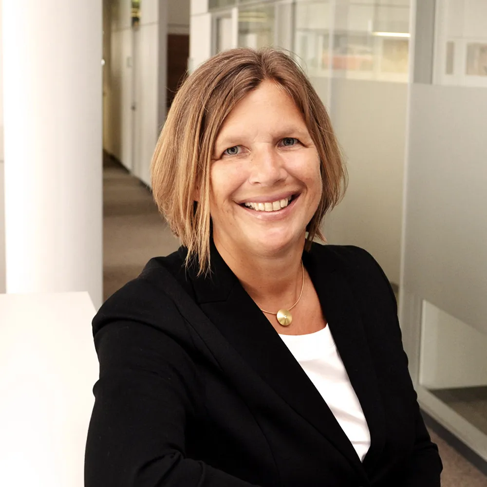 Karin Veyhle, Pressesprecherin von Aareon, unterstreicht die Relevanz der Übernahme von Haufe-Lexware Real Estate.