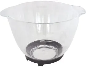Kenwood Glasschüssel Chef AT 550, transparente Schüssel mit Maßskala, ideal für Küchenmaschinen-Zubehör, Volumen 2,5 L
