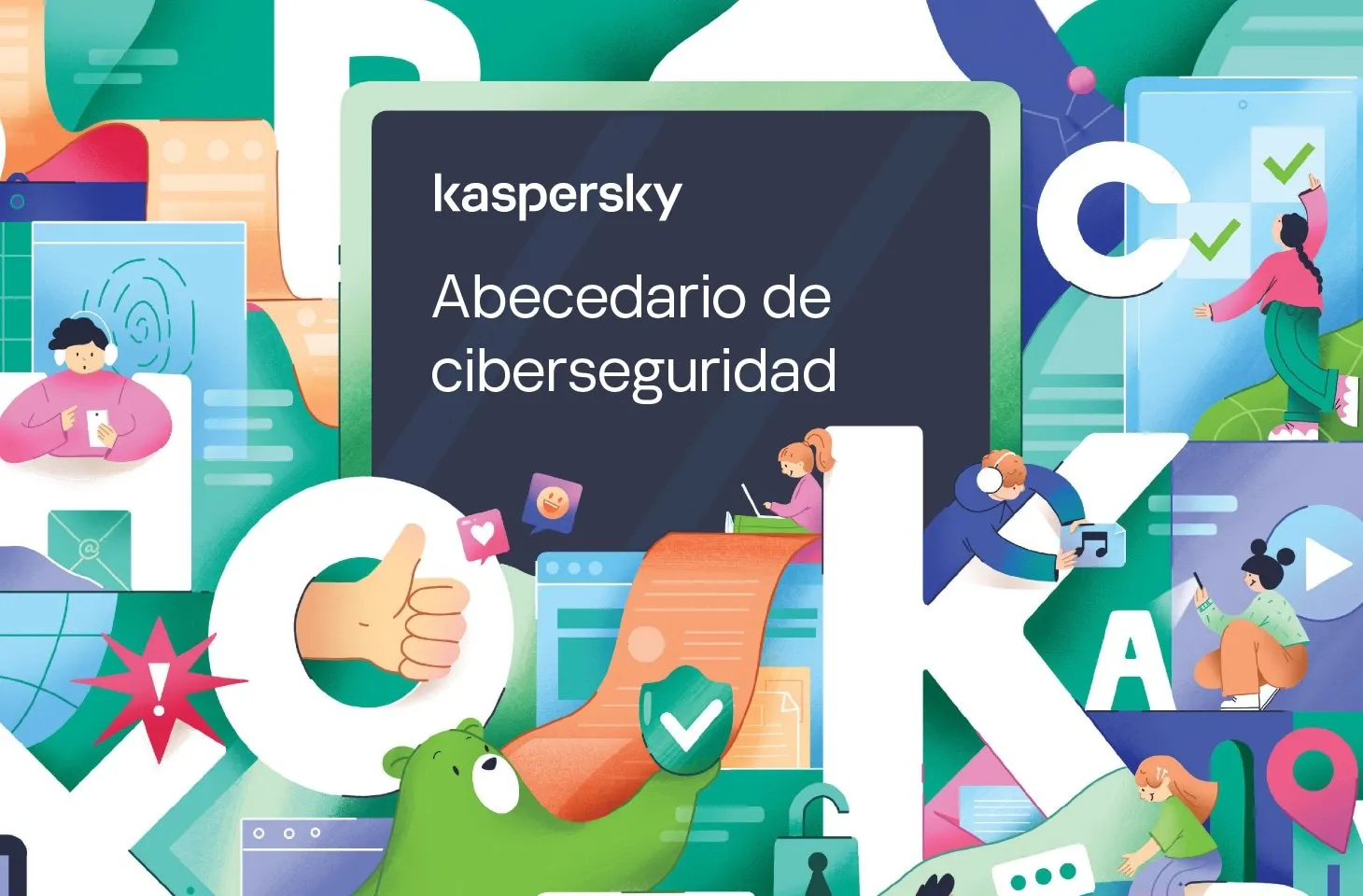 Kinder entdecken spielerisch die digitale Welt mit dem Kaspersky Buch zum Thema Cybersicherheit