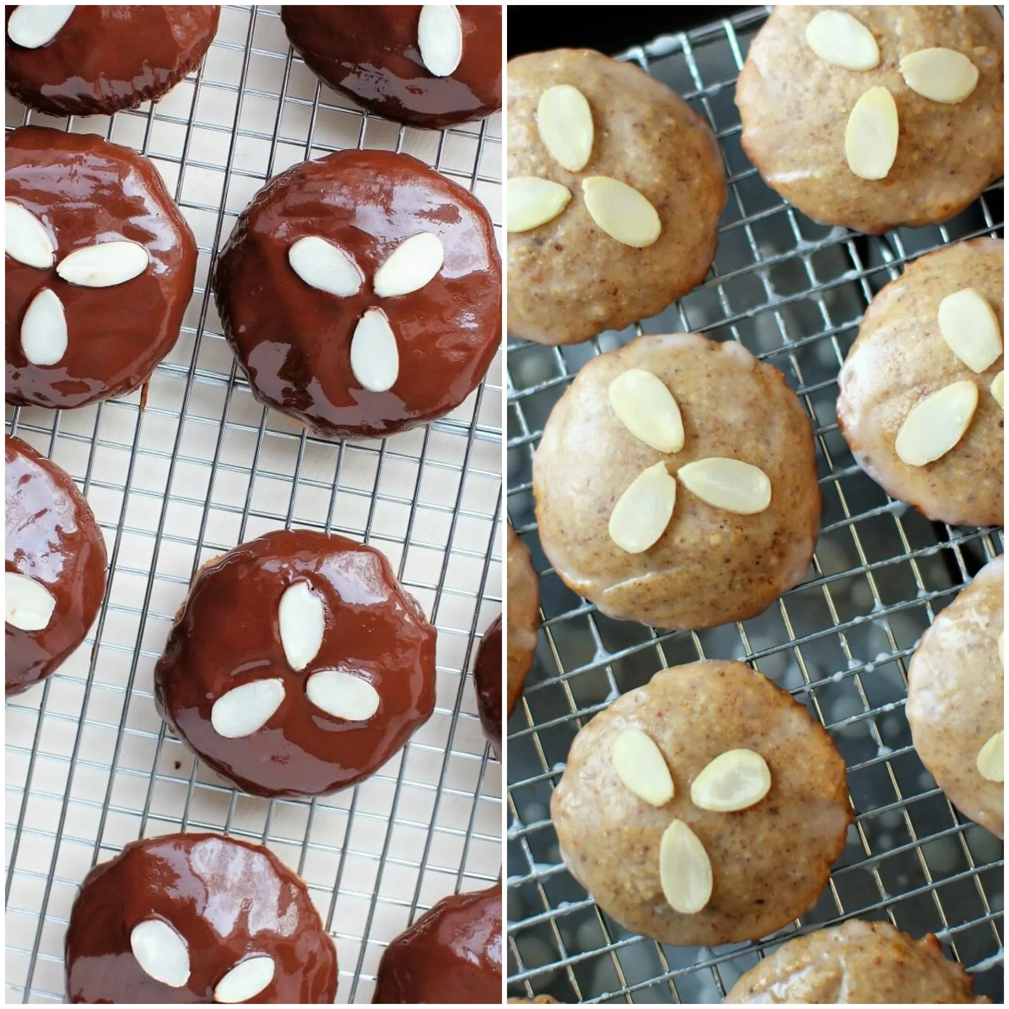 Kollage verschiedener Elisenlebkuchen-Varianten