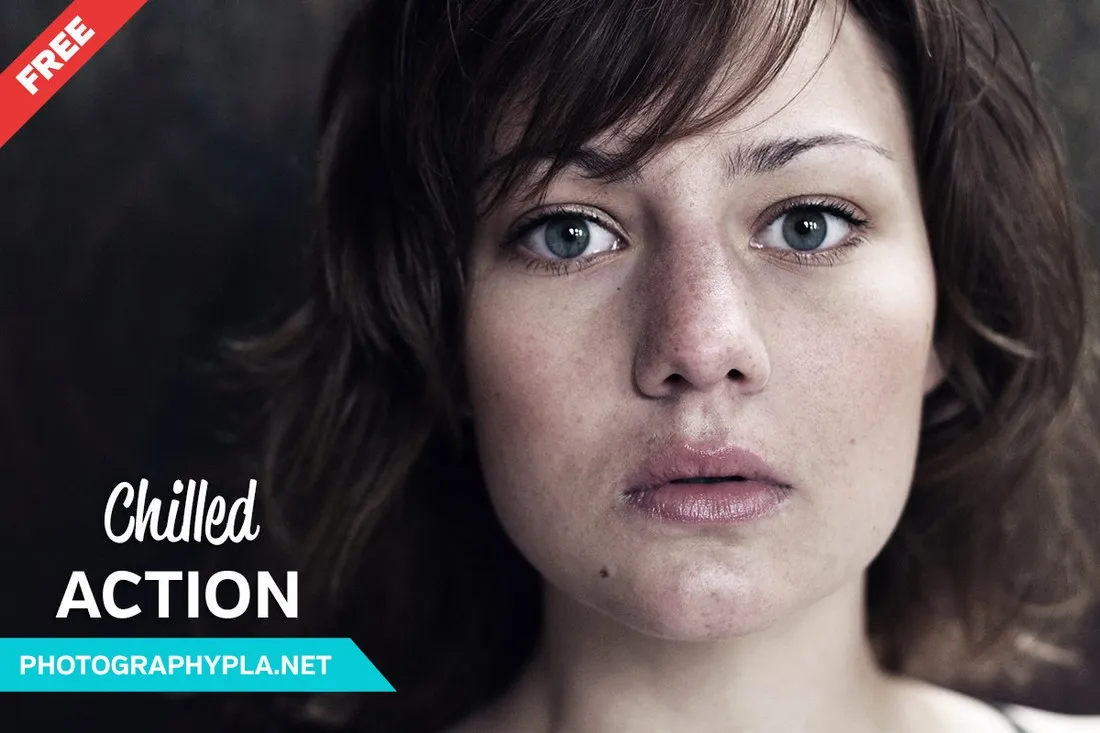 Kostenlose Chilled Photoshop Action für einen kühlen, stimmungsvollen Effekt in Porträts und Selfies