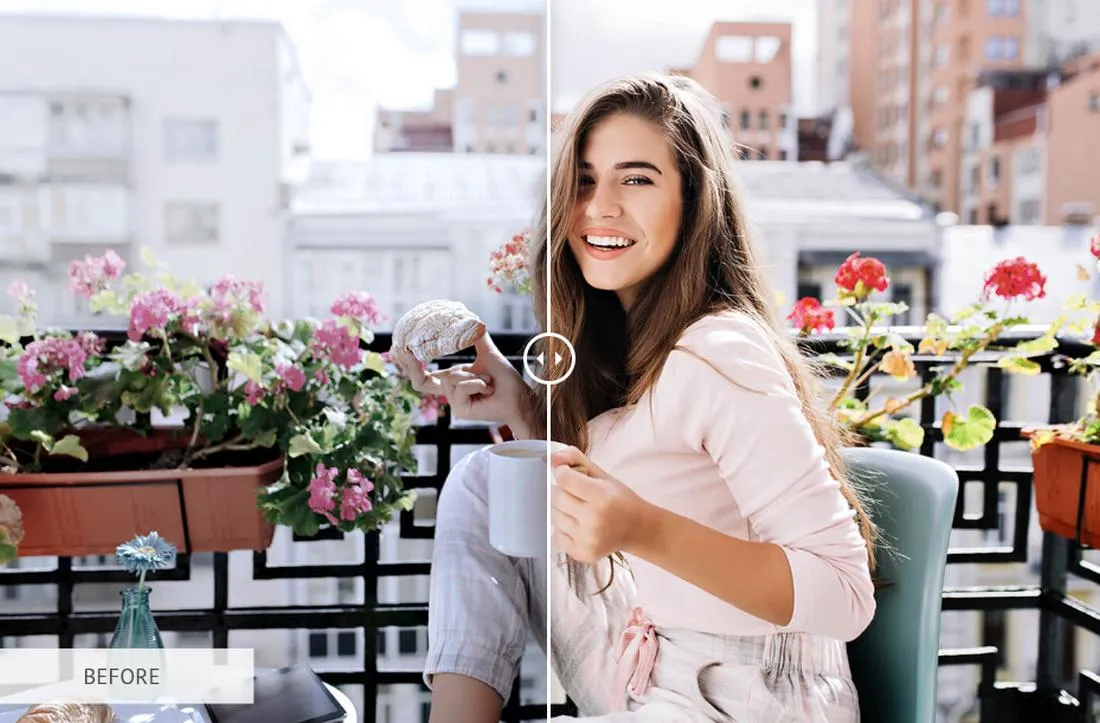 Kostenlose Photoshop Action für Hartkontrast, ideal zur Aufhellung von Porträts bei schlechten Lichtverhältnissen