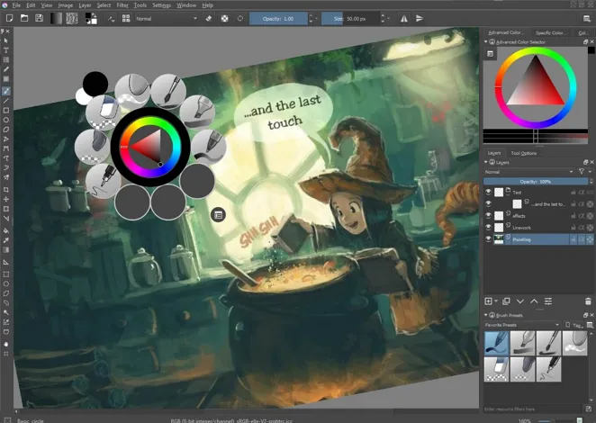 Krita – Kostenloses Mal- und Zeichenprogramm als Photoshop-Alternative für Illustratoren