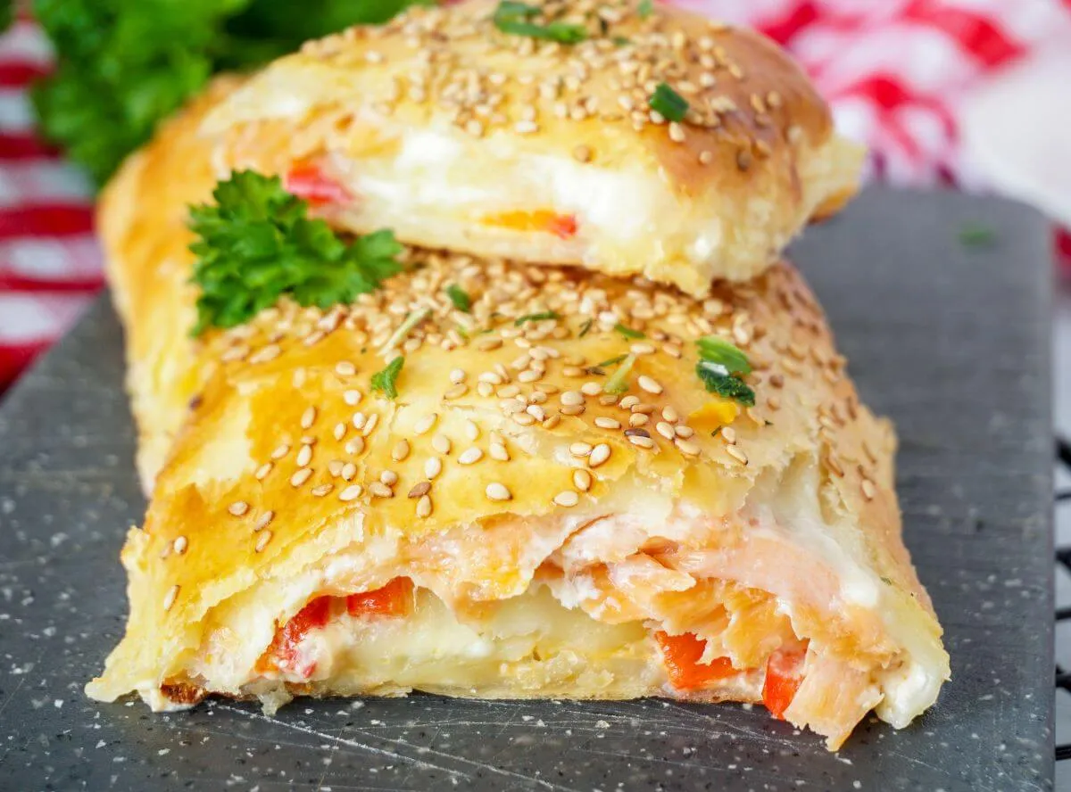 Lachs im Blätterteig, ein elegantes Gericht für besondere Anlässe