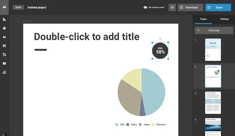 Logo von Infogram, einem kostenlosen Online-Grafikprogramm, das sich auf Infografiken spezialisiert