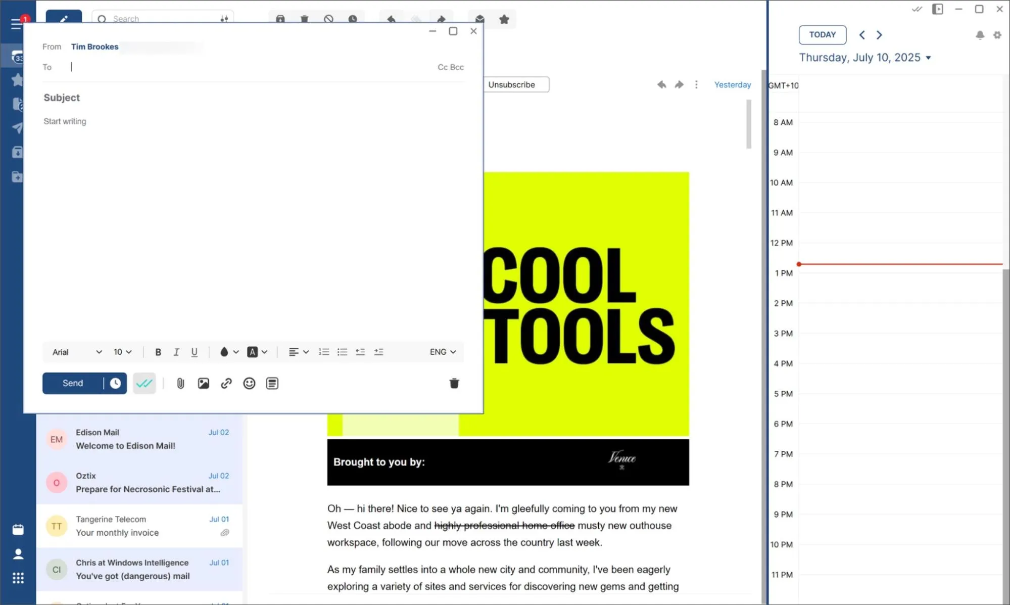 Mailbird-Benutzeroberfläche, eine ausgezeichnete Wahl für Windows-Nutzer, die ihren Posteingang intensiv nutzen