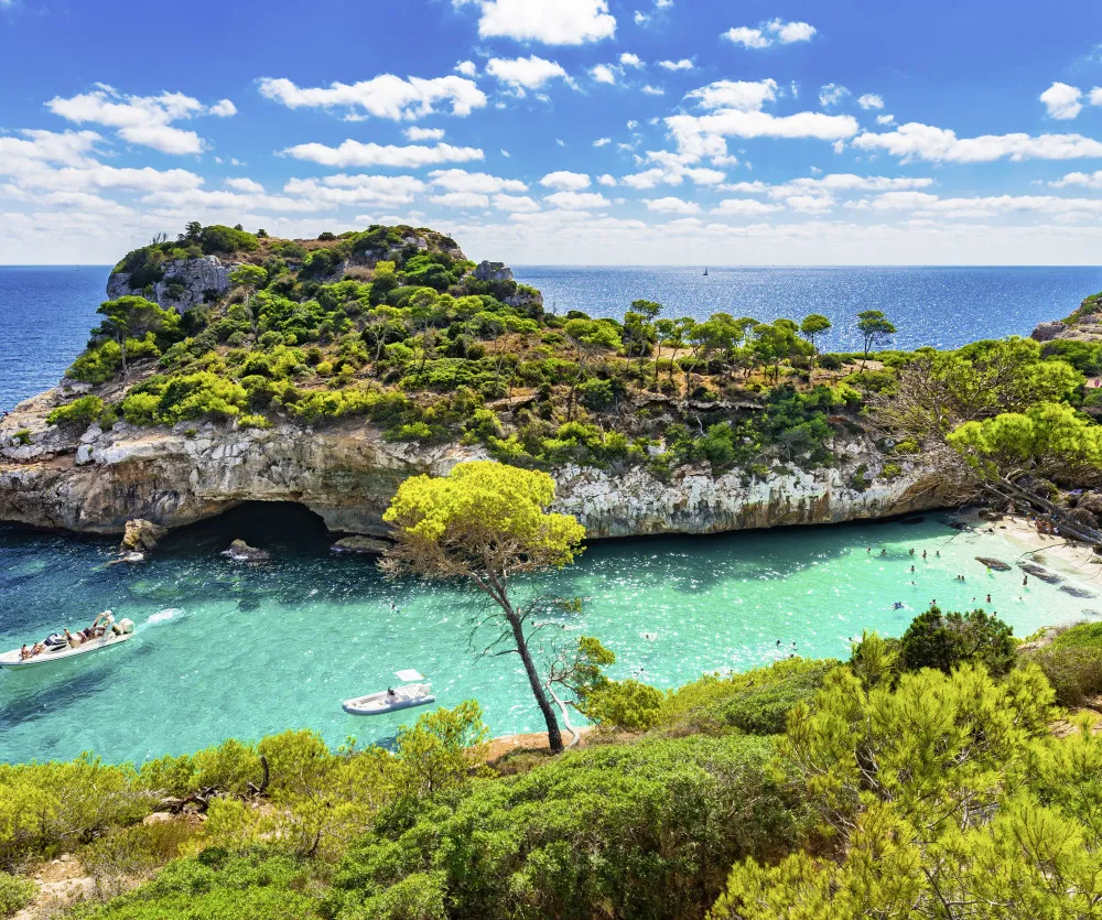 Malerische Küstenlandschaft Mallorcas