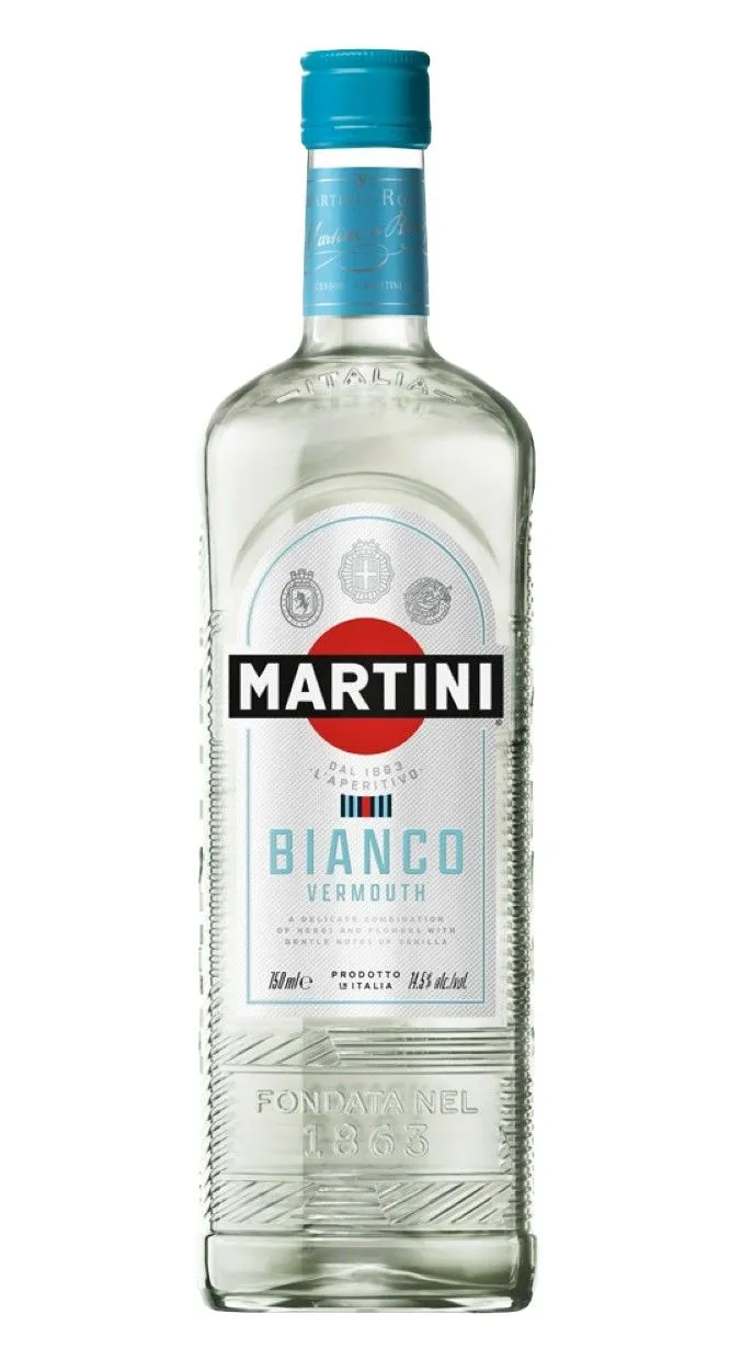 Martini Bianco, ein klassischer italienischer Wermut-Aperitif