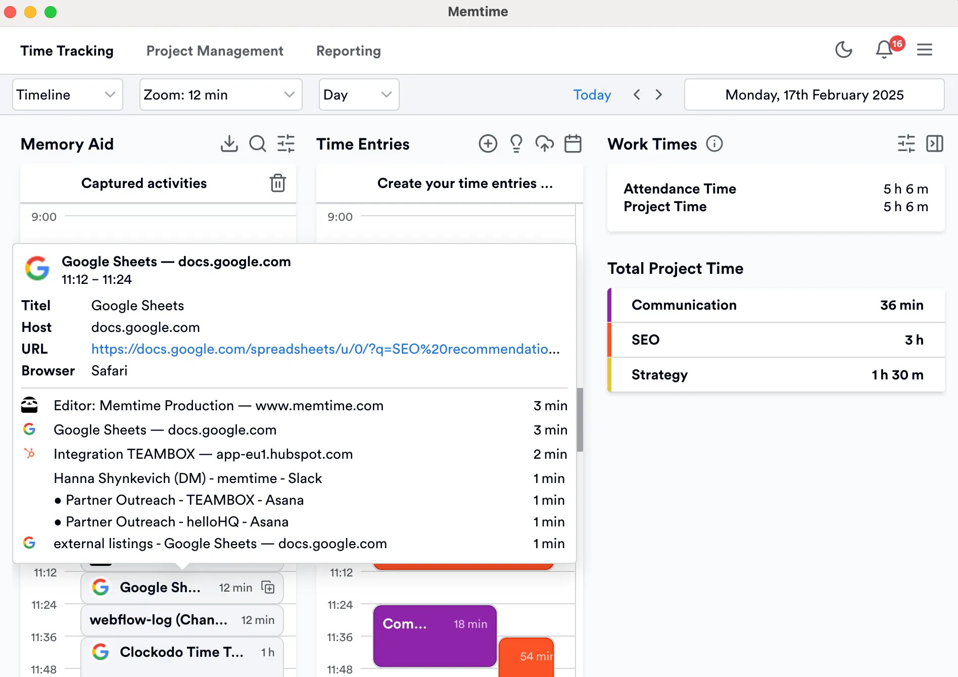 Memtime: Automatische Zeiterfassung für DATEV