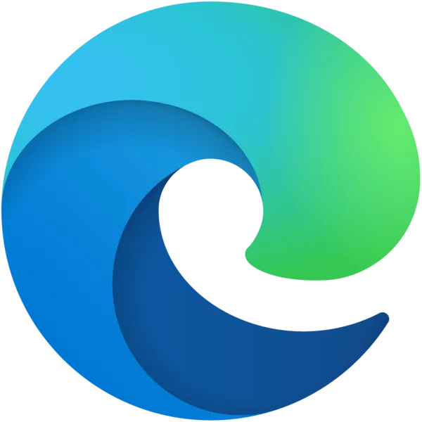 Microsoft Edge Logo auf Windows 10