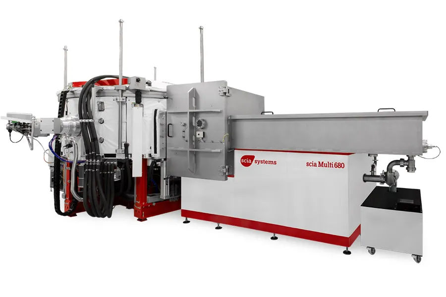 Moderne Beschichtungsanlage scia Multi 680 für vielseitiges Magnetron-Sputtern
