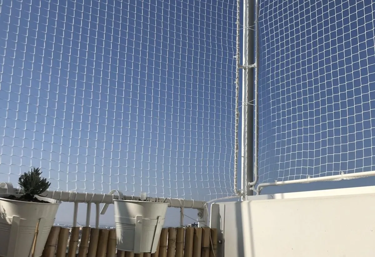 Montage von Katzenschutznetzen