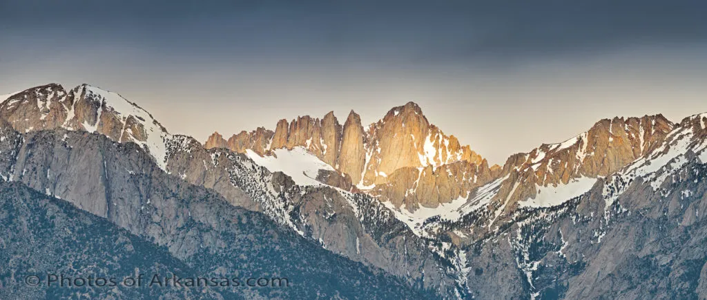 Mt. Whitney im Sonnenlicht