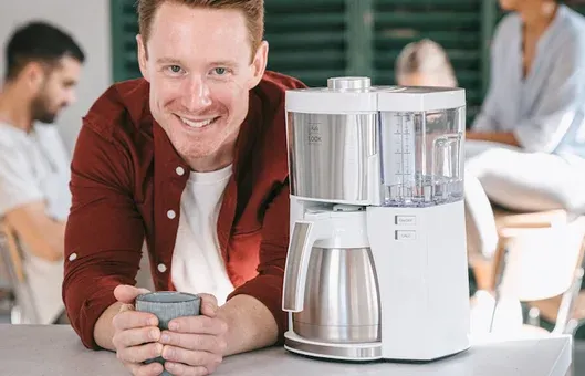 Nahaufnahme des AromaSelector® zur individuellen Einstellung der Kaffeestärke