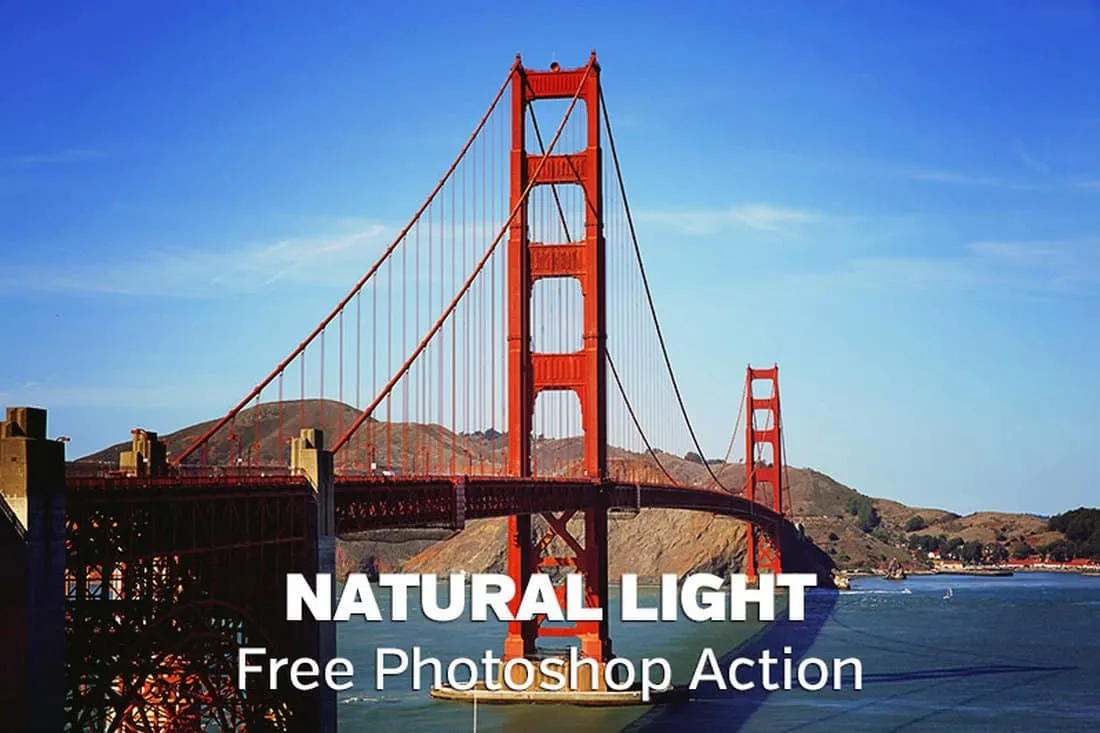 Natürliches Licht Landschaft Photoshop Action zur sofortigen Anpassung von Licht, Kontrast und Helligkeit für professionelle Natur- und Smartphone-Fotos