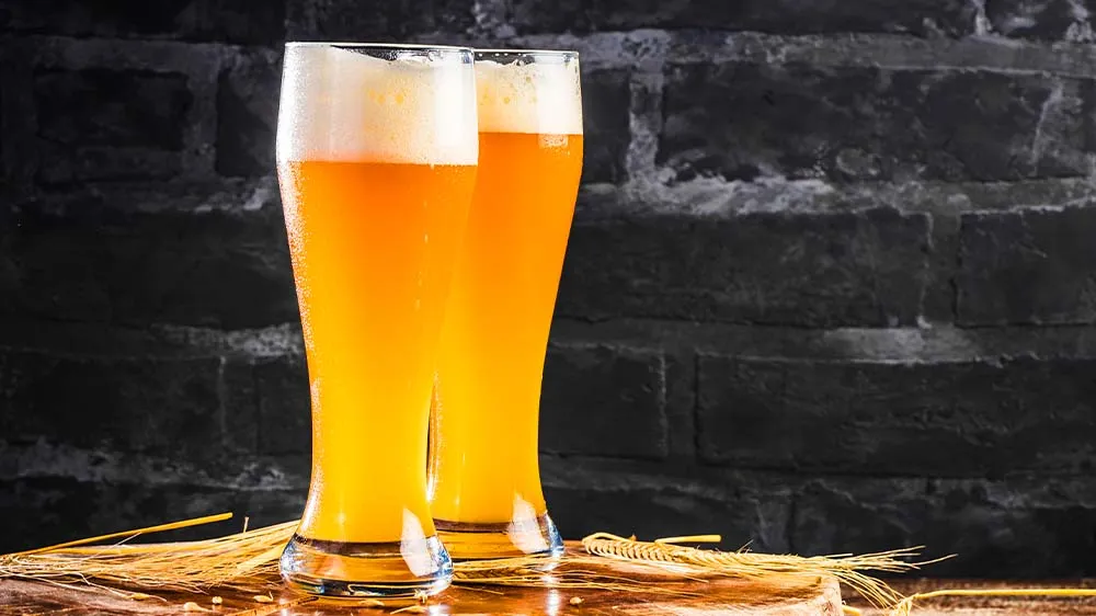 Naturtrübes Weizenbier für selbstgemachte Hefe