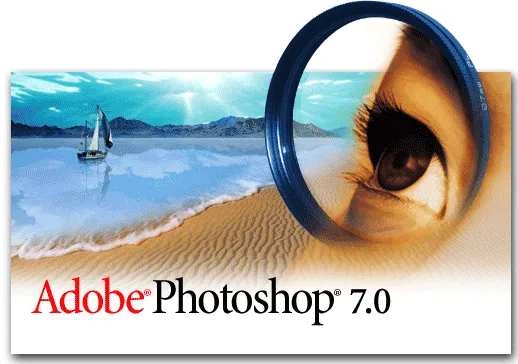 Offizielles Adobe Photoshop 7 Logo für Macintosh