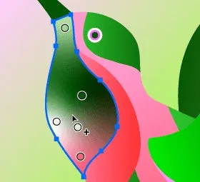 Organischer Farbverlauf in Illustrator 2019