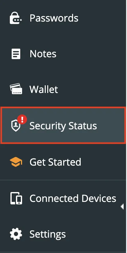 Passwort-Manager zur regelmäßigen Überprüfung des Sicherheitsstatus.
