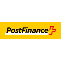 PostFinance Card Logo für Zahlungen in der Schweiz