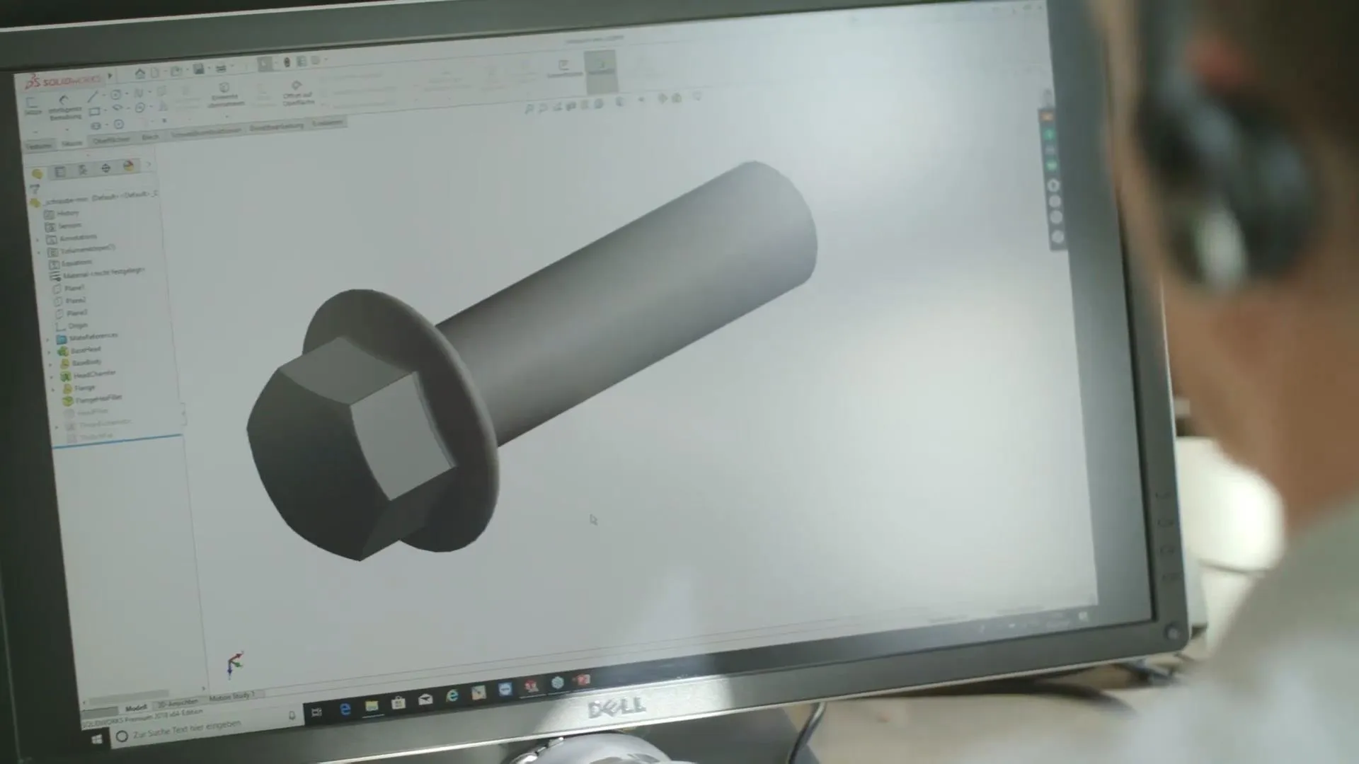 Professioneller SOLIDWORKS Support: Ein Anwender erhält schnelle Hilfe.