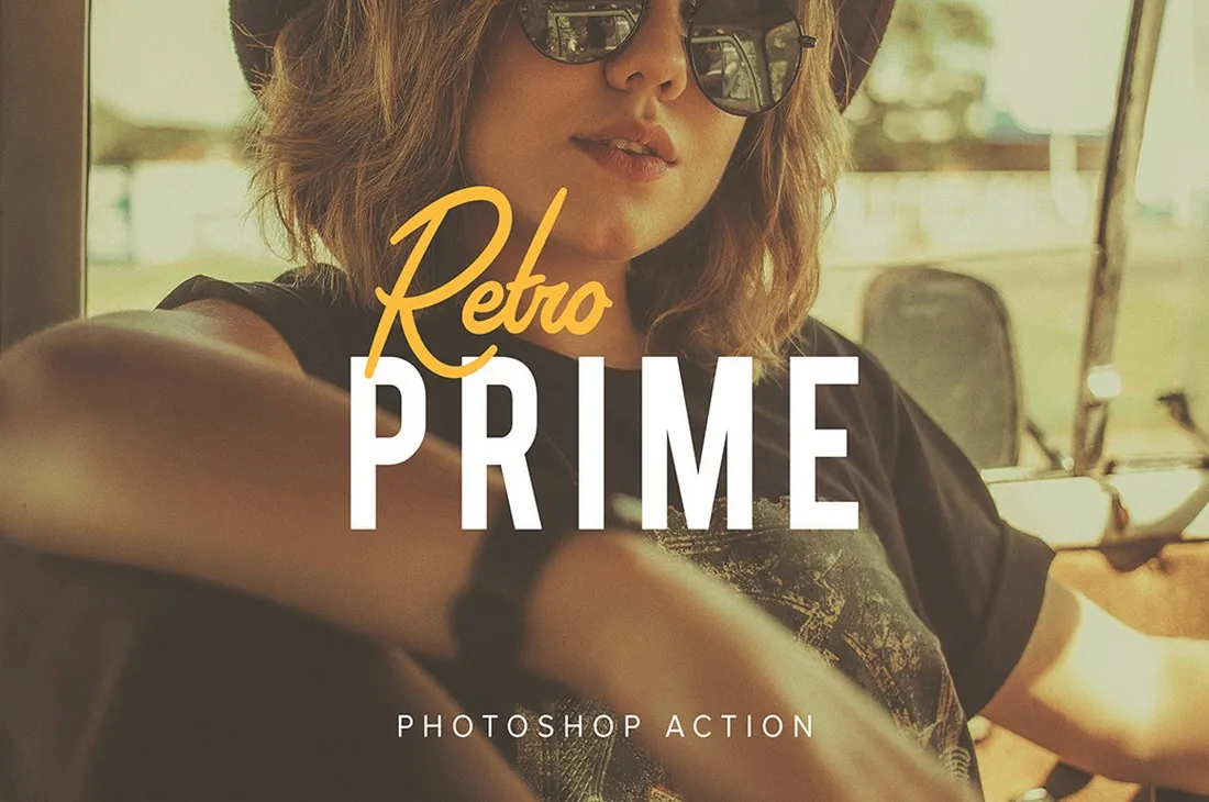 Retro Prime: 10 kostenlose Photoshop Actions und 5 Texturen für authentische Retro-Looks