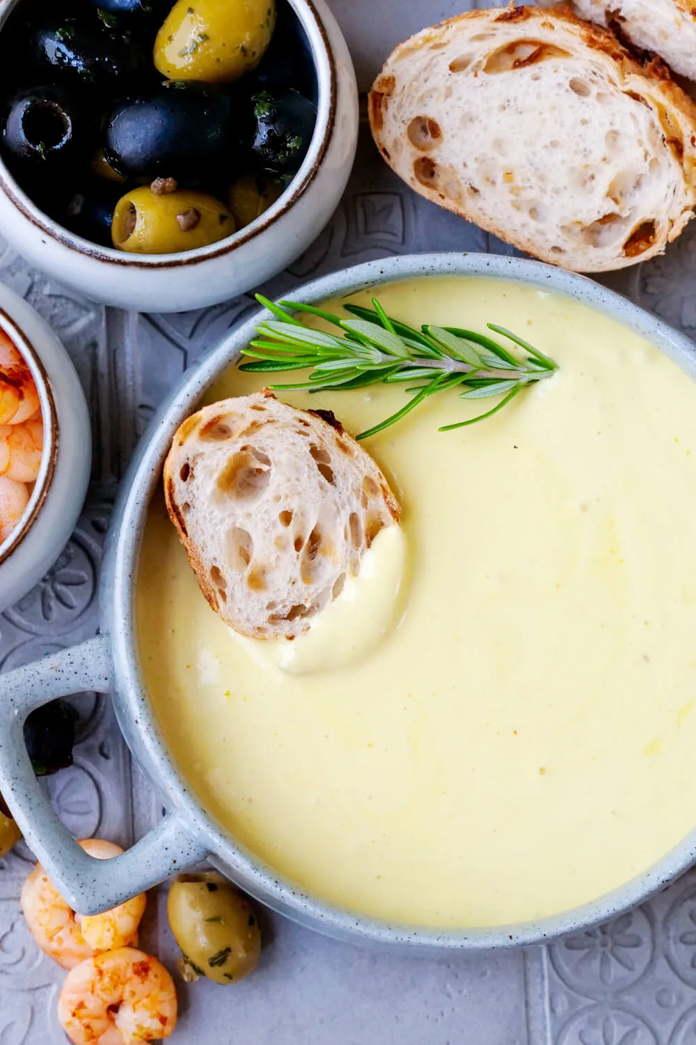 Rezept für eine Aioli ohne Ei mit Milch und Rapsöl