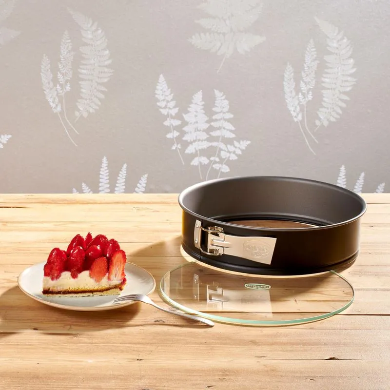 Robuste Dr. Oetker Springform mit Glasboden für perfekte Torten