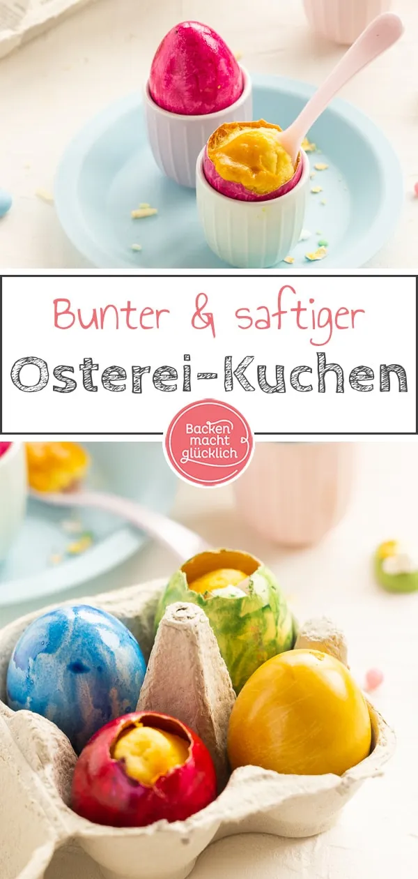 Rohe Eier werden vorsichtig vorbereitet, um sie für das Backen von Kuchen zu entleeren und zu reinigen.