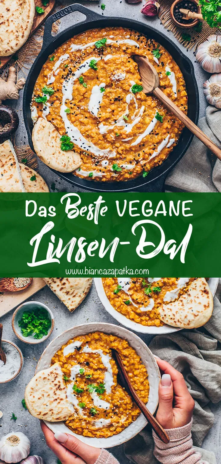 Rotes Linsen Dal (Indisches Curry)