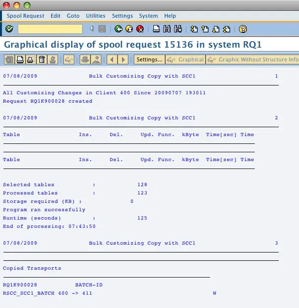 RSCC_SCC1_BATCH Spool-Bericht