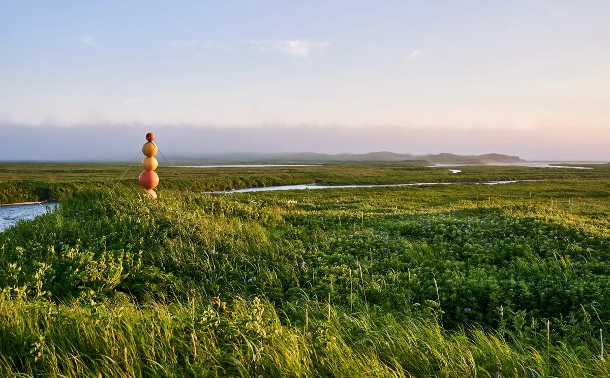 Russische Banja (Sauna) im Freien, Teil der Ranger-Station