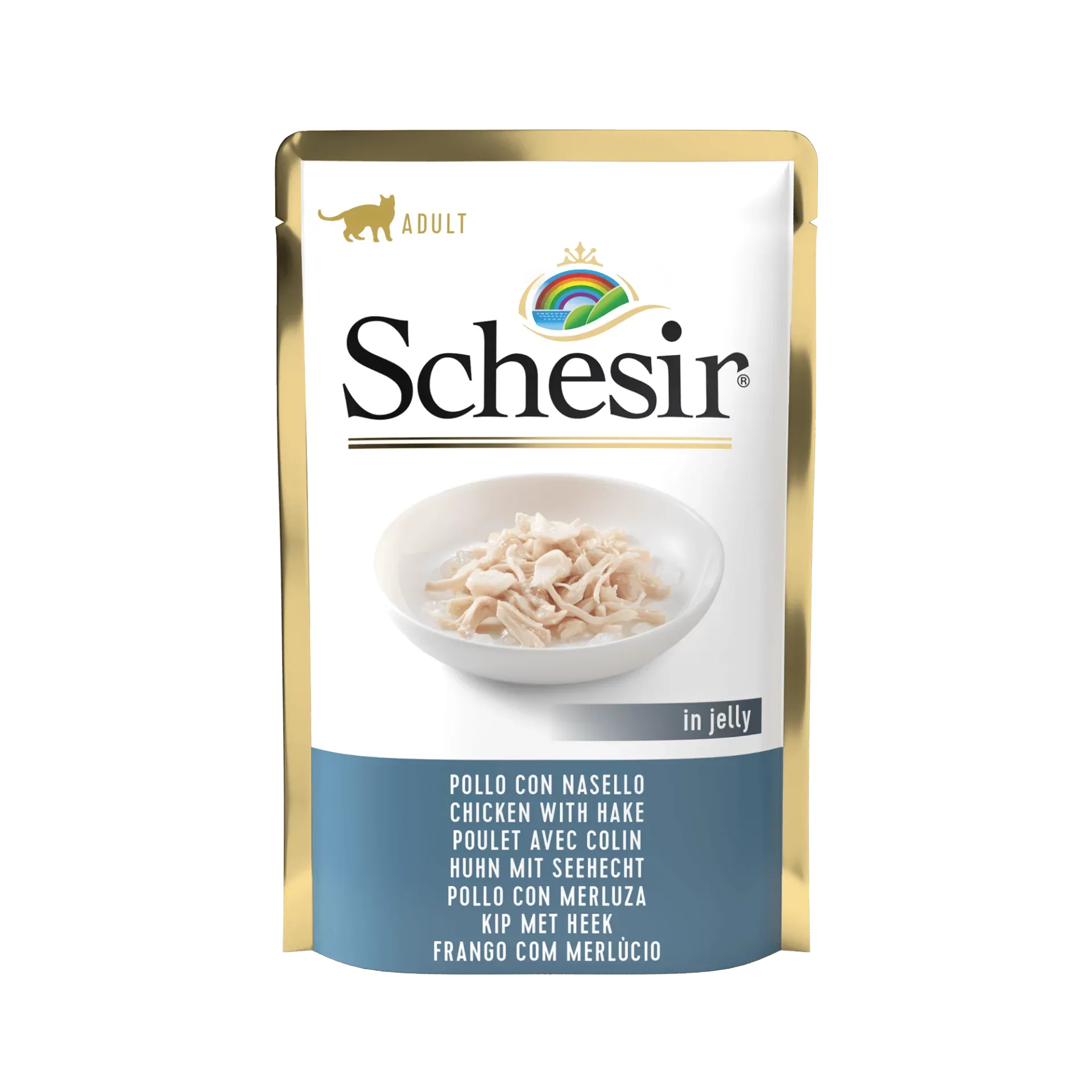 Schesir Katzenfutter Jelly Huhn mit Seehecht