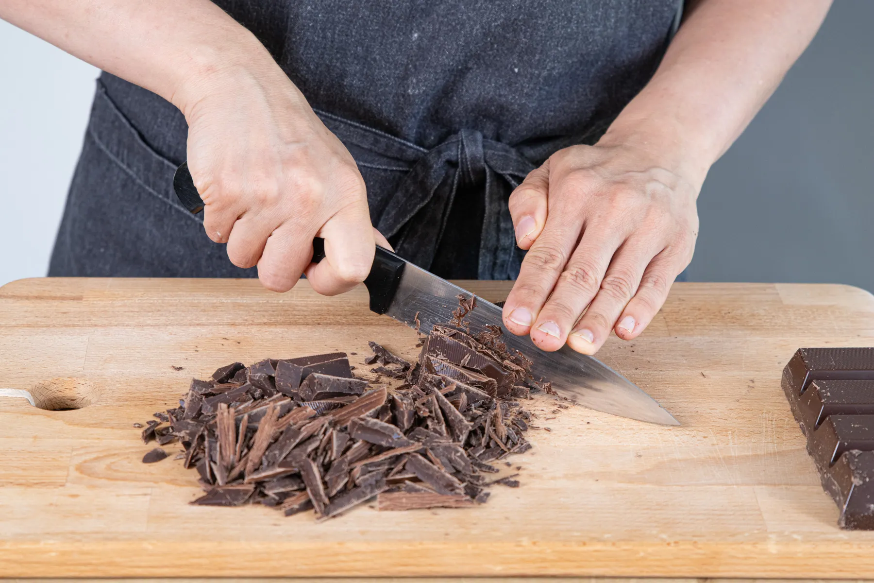 Schokolade hacken