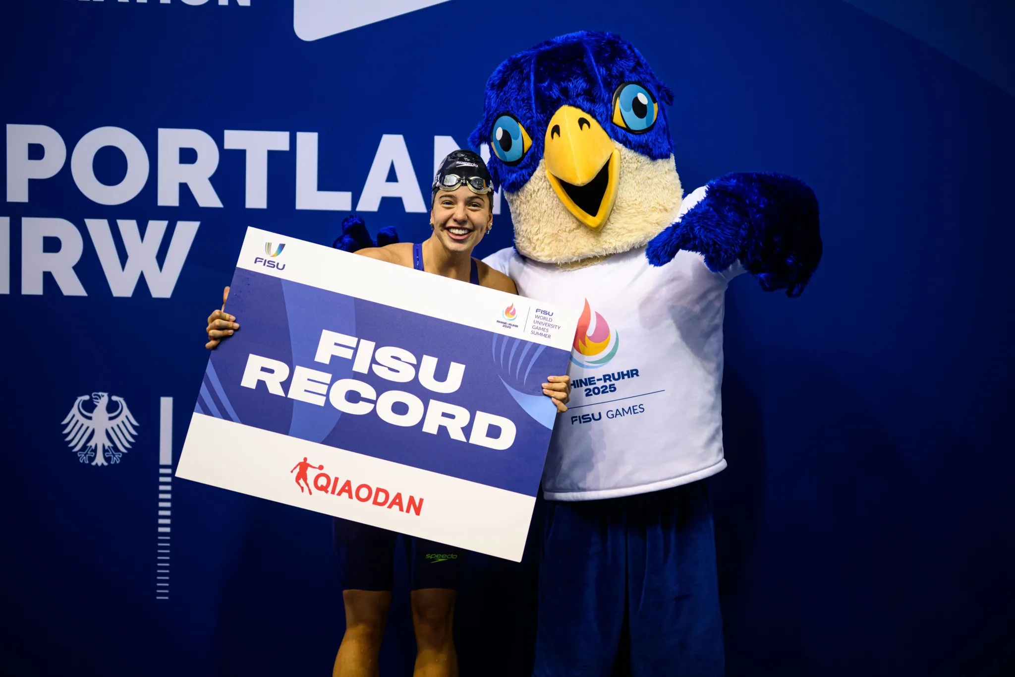 Schwimmwettbewerb im Europasportpark Berlin