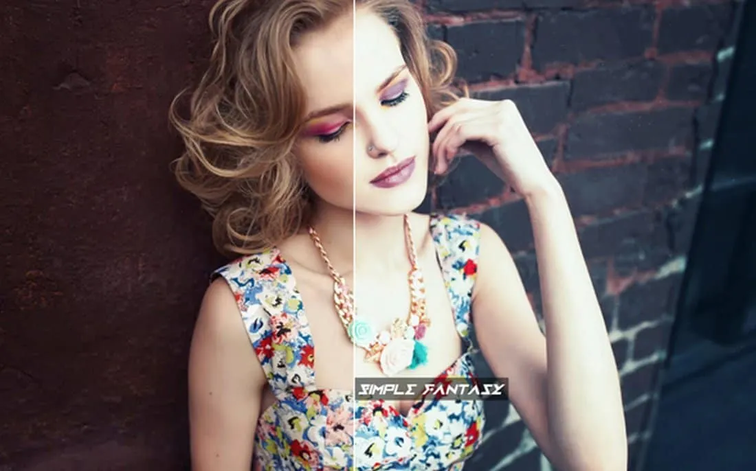 Shimmer: Kostenlose Photoshop Action zur Verbesserung von Porträts durch Anpassung von Helligkeit und Kontrast