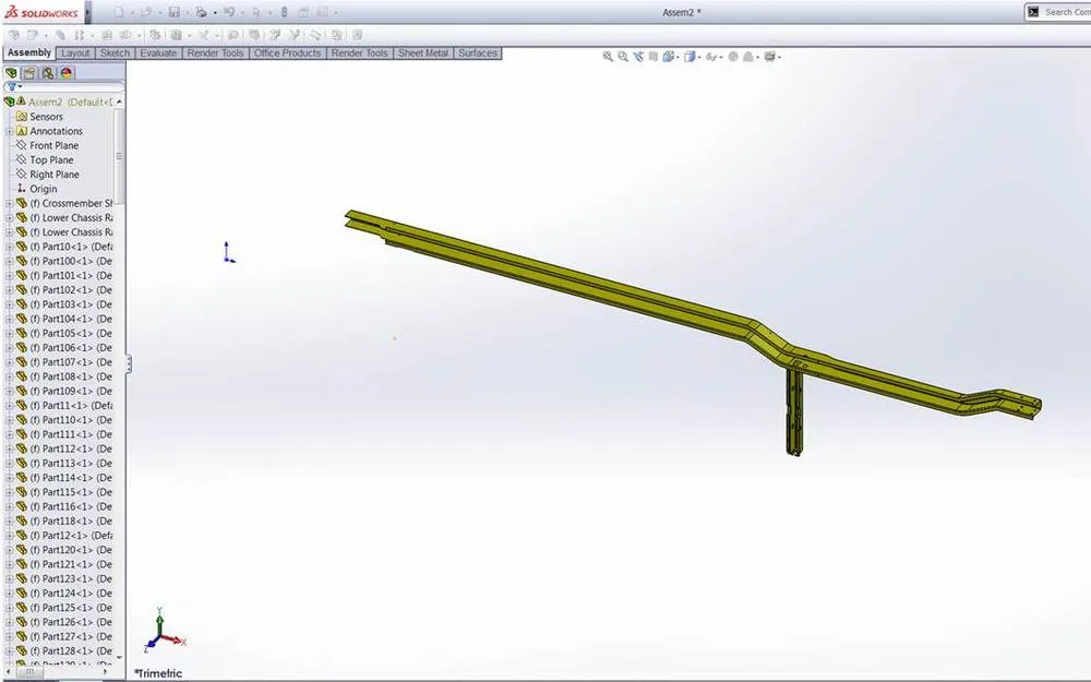 SolidWorks 2013: Einfügen von mehreren Baugruppenkomponenten direkt aus der Origin-Position