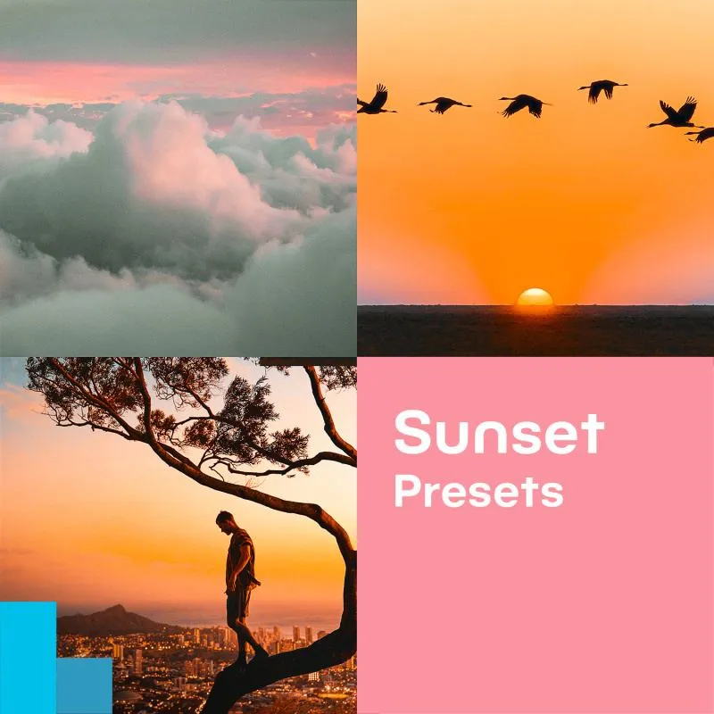 Sonnenuntergangs-Presets für Zoner Photo Studio kostenlos herunterladen