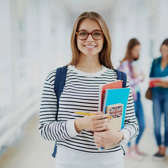 Studenten bei der Arbeit in der Fachschule Bautechnik