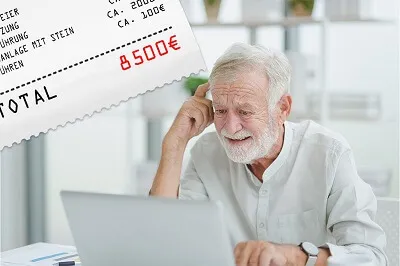 Tabellenform der Erbschaftsteuersätze