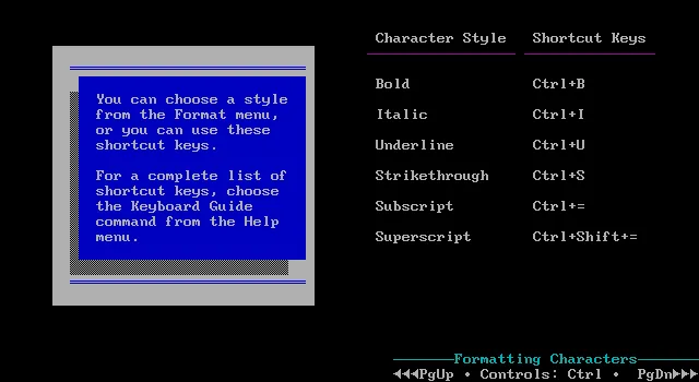 Textverarbeitung in Microsoft Works: Stile und Formatierungen