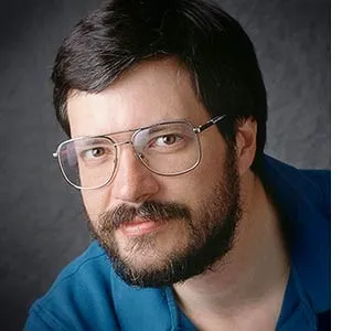 Thomas Knoll, einer der Mitbegründer von Photoshop 1.0, am Computer