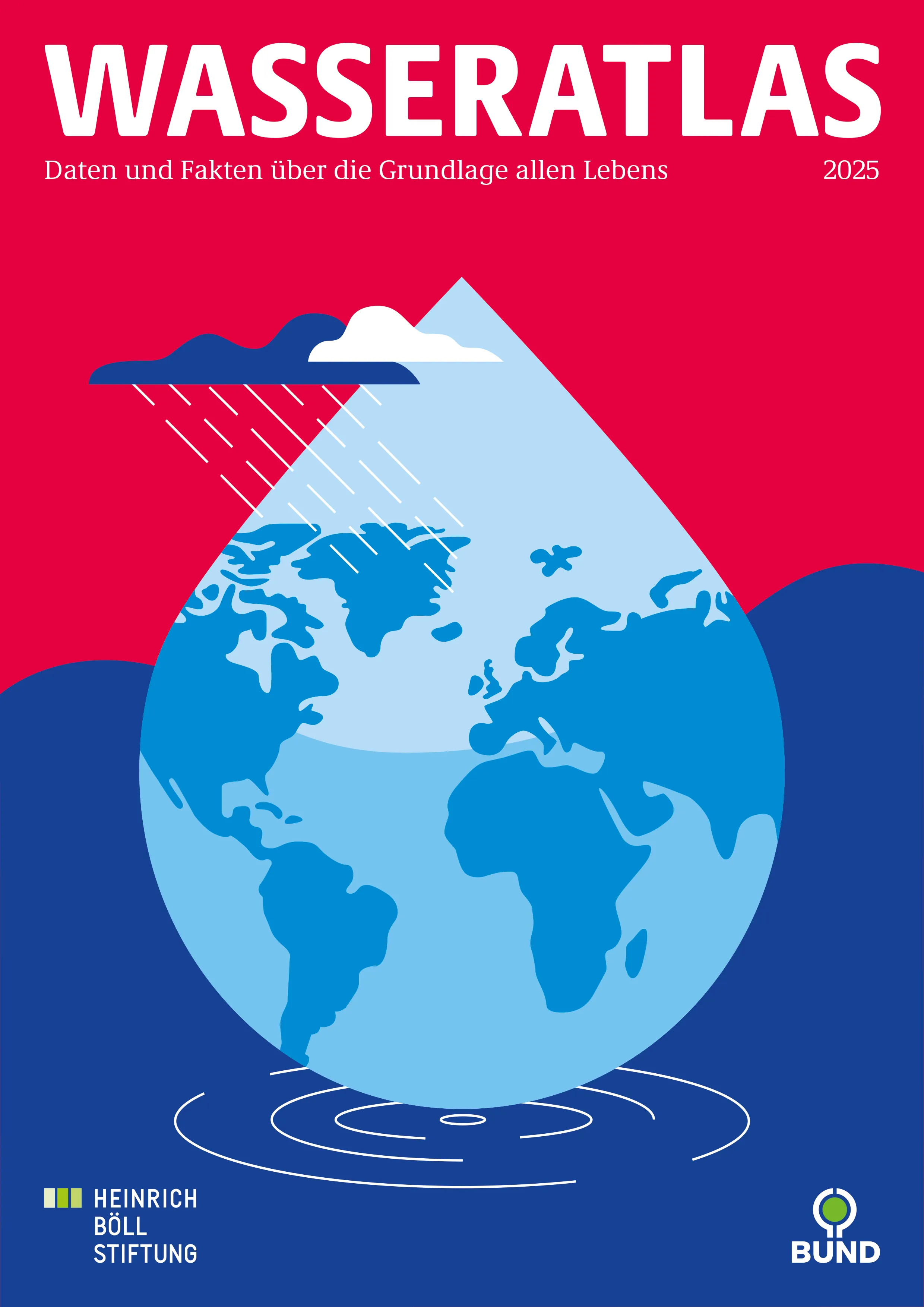 Titelbild des Wasseratlas 2025, einer wichtigen Publikation über den Schutz von Wasserökosystemen