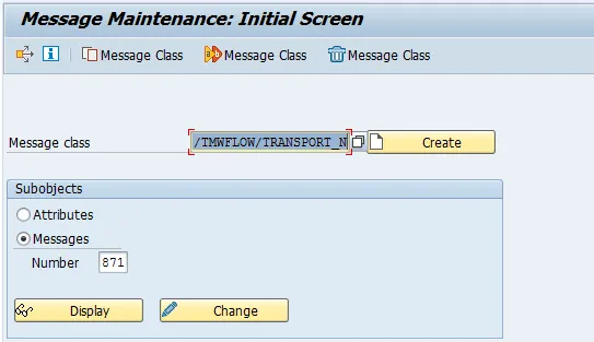 Transaktion SE91 für die Nachrichtenpflege